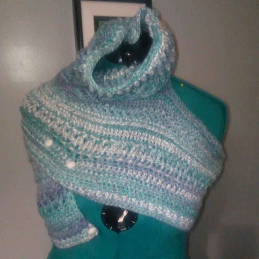 Handcrafted Crochet Multiwear Scarf